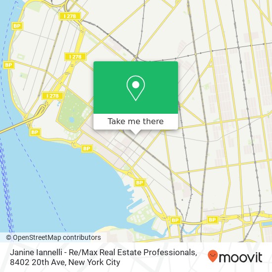 Mapa de Janine Iannelli - Re / Max Real Estate Professionals, 8402 20th Ave