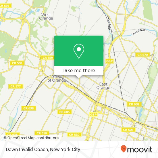 Mapa de Dawn Invalid Coach