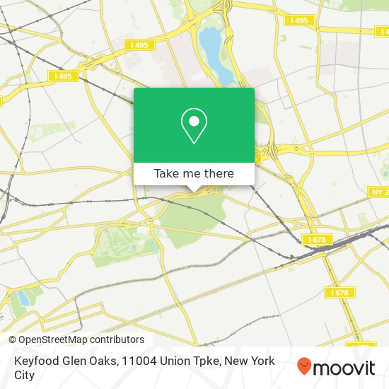 Keyfood Glen Oaks, 11004 Union Tpke map