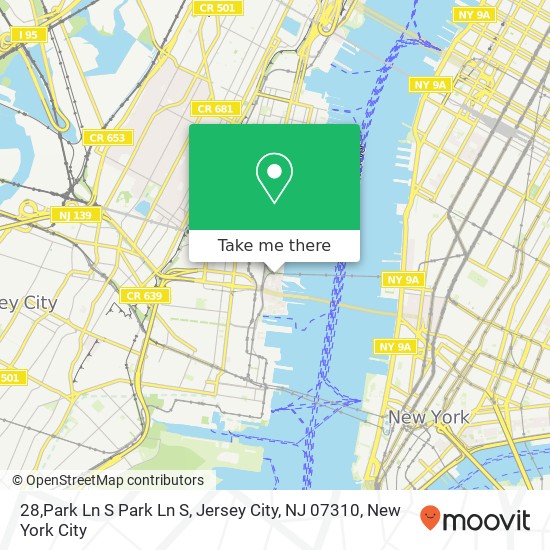 28,Park Ln S Park Ln S, Jersey City, NJ 07310 map