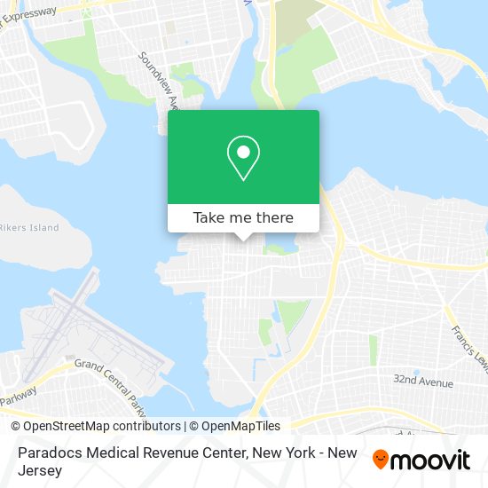 Mapa de Paradocs Medical Revenue Center