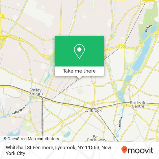 Mapa de Whitehall St Fenimore, Lynbrook, NY 11563