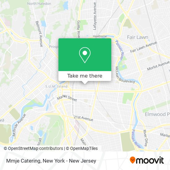 Mmje Catering map