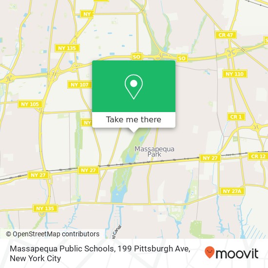 Massapequa Public Schools, 199 Pittsburgh Ave map