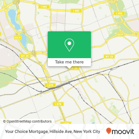Your Choice Mortgage, Hillside Ave map
