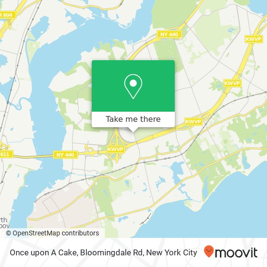 Mapa de Once upon A Cake, Bloomingdale Rd