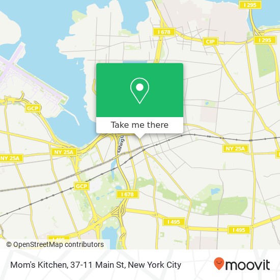 Mapa de Mom's Kitchen, 37-11 Main St