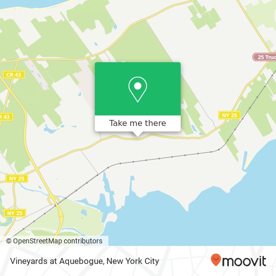 Vineyards at Aquebogue map