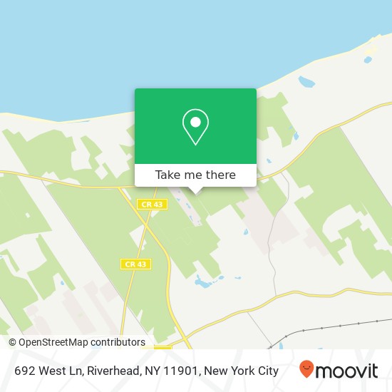 692 West Ln, Riverhead, NY 11901 map