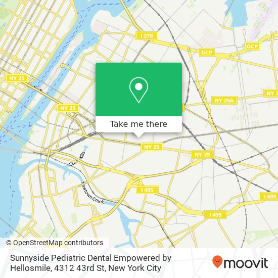 Mapa de Sunnyside Pediatric Dental Empowered by Hellosmile, 4312 43rd St