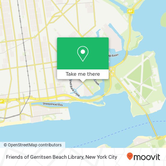 Mapa de Friends of Gerritsen Beach Library