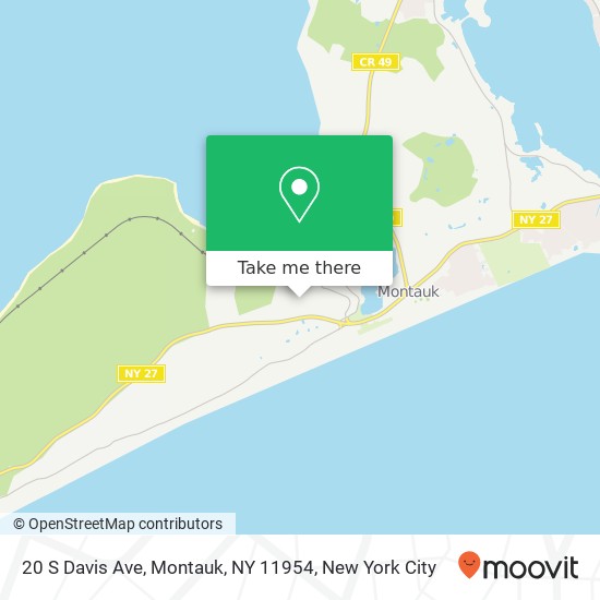 20 S Davis Ave, Montauk, NY 11954 map