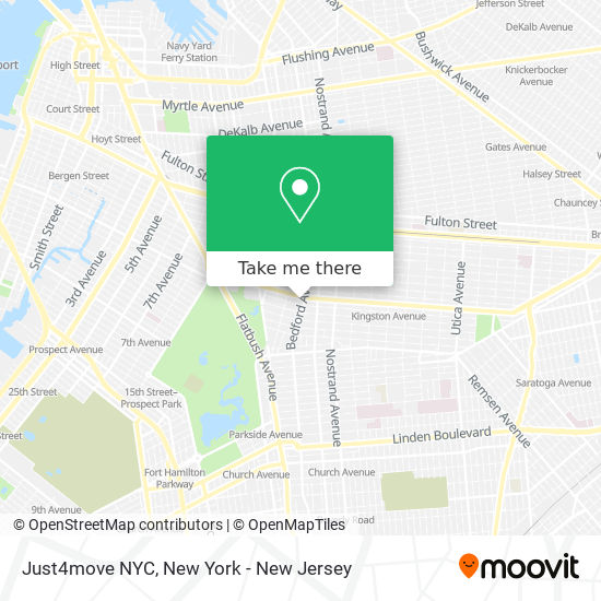 Just4move NYC map