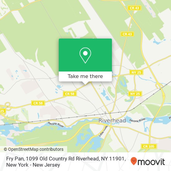 Fry Pan, 1099 Old Country Rd Riverhead, NY 11901 map