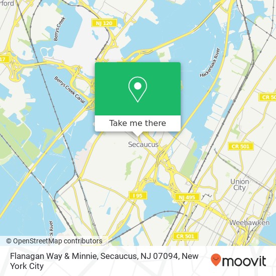 Flanagan Way & Minnie, Secaucus, NJ 07094 map