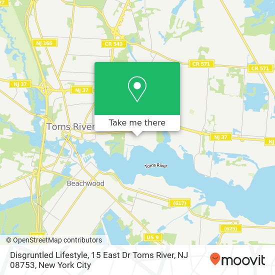 Disgruntled Lifestyle, 15 East Dr Toms River, NJ 08753 map