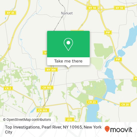 Top Investigations, Pearl River, NY 10965 map