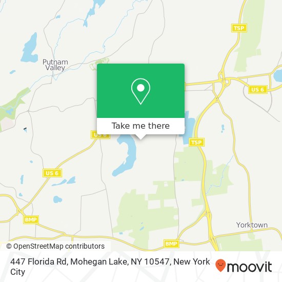 447 Florida Rd, Mohegan Lake, NY 10547 map