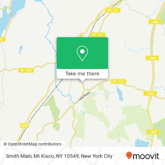 Mapa de Smith Main, Mt Kisco, NY 10549