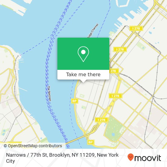 Narrows / 77th St, Brooklyn, NY 11209 map