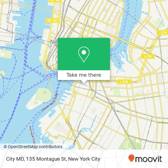 City MD, 135 Montague St map