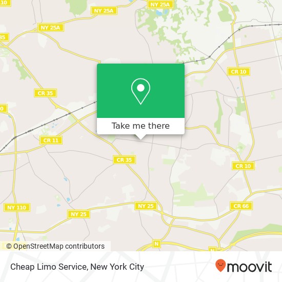 Mapa de Cheap Limo Service