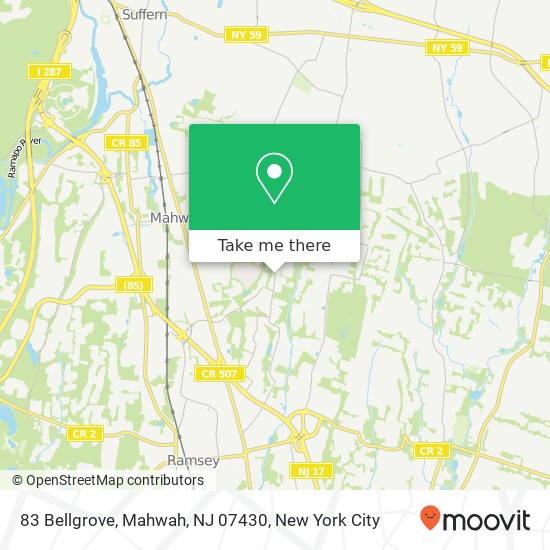 83 Bellgrove, Mahwah, NJ 07430 map