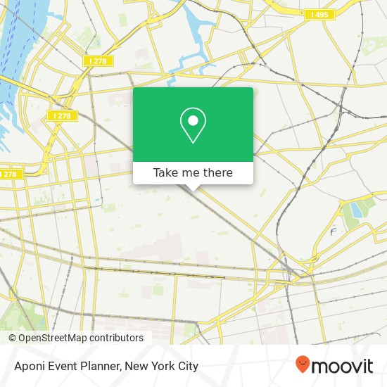 Aponi Event Planner map