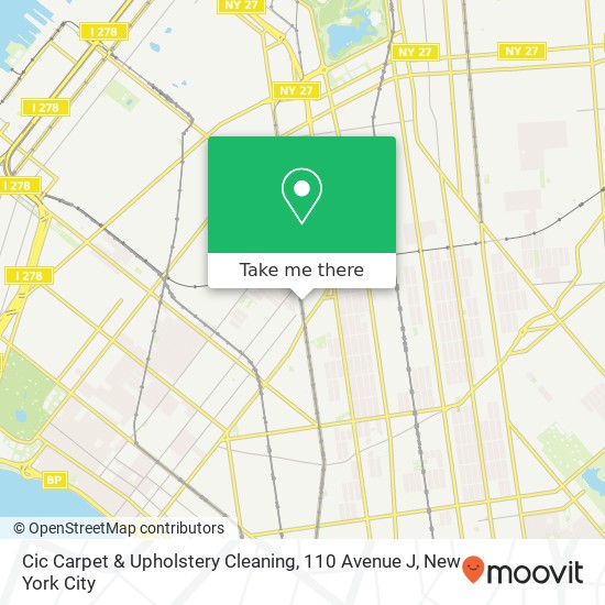 Cic Carpet & Upholstery Cleaning, 110 Avenue J map