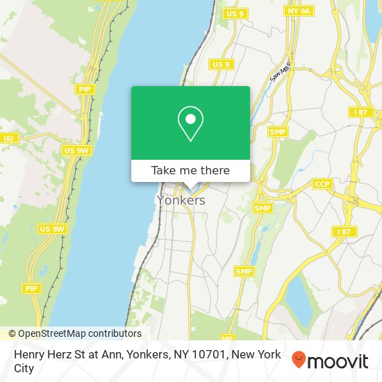 Mapa de Henry Herz St at Ann, Yonkers, NY 10701