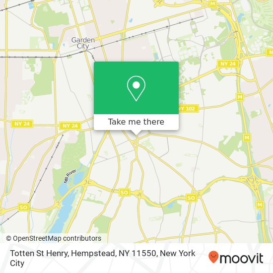 Mapa de Totten St Henry, Hempstead, NY 11550