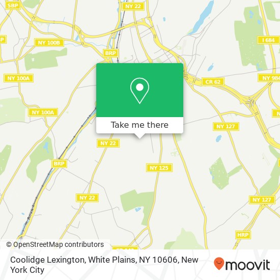 Mapa de Coolidge Lexington, White Plains, NY 10606