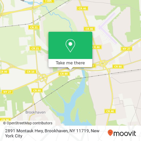 2891 Montauk Hwy, Brookhaven, NY 11719 map
