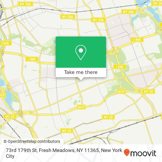 73rd 179th St, Fresh Meadows, NY 11365 map