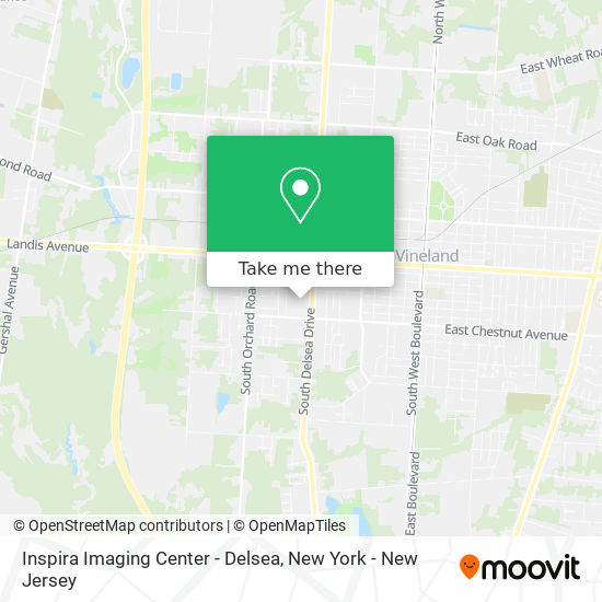 Mapa de Inspira Imaging Center - Delsea