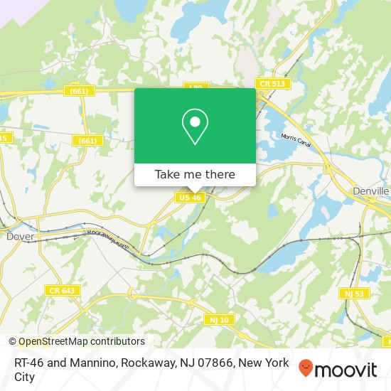 RT-46 and Mannino, Rockaway, NJ 07866 map