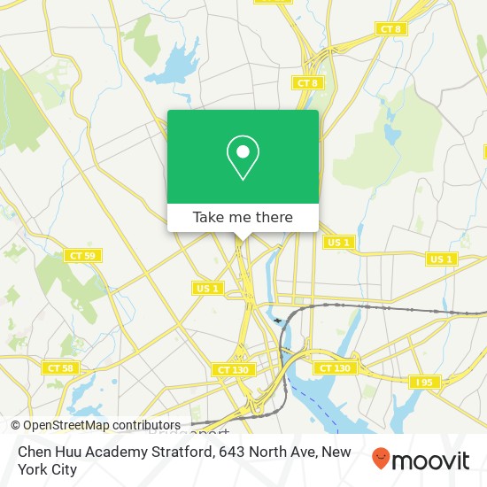 Chen Huu Academy Stratford, 643 North Ave map