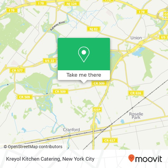 Kreyol Kitchen Catering map