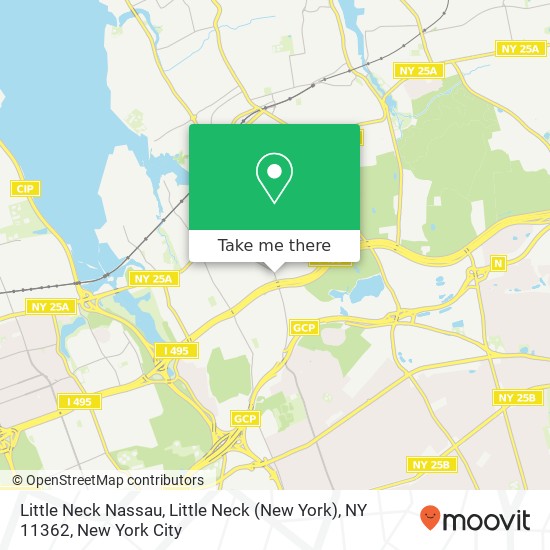 Little Neck Nassau, Little Neck (New York), NY 11362 map