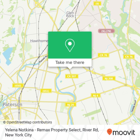 Yelena Notkina - Remax Property Select, River Rd map