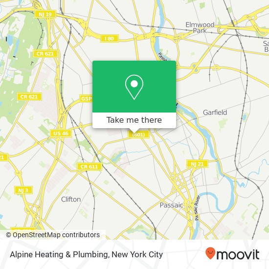 Alpine Heating & Plumbing map