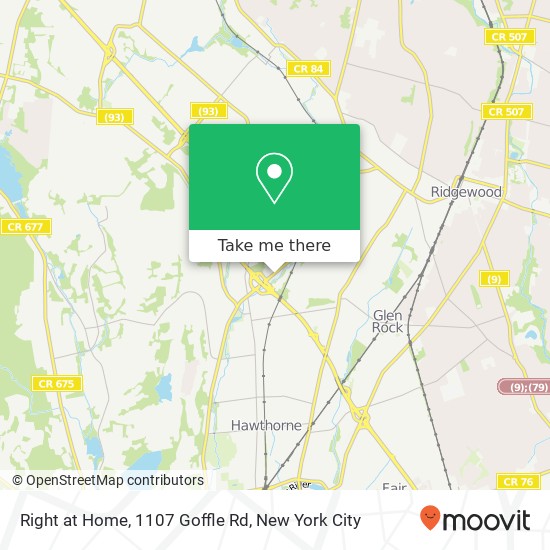 Right at Home, 1107 Goffle Rd map