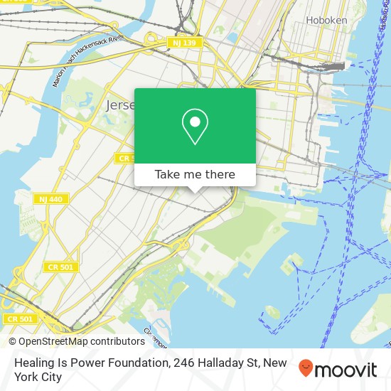 Healing Is Power Foundation, 246 Halladay St map
