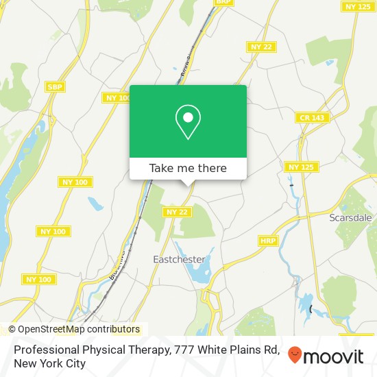 Mapa de Professional Physical Therapy, 777 White Plains Rd
