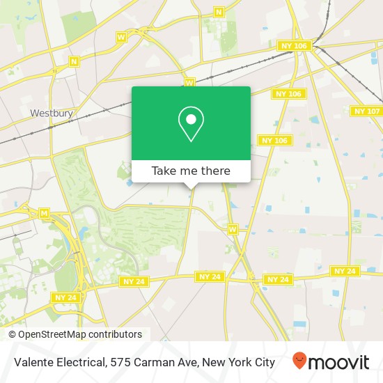 Valente Electrical, 575 Carman Ave map