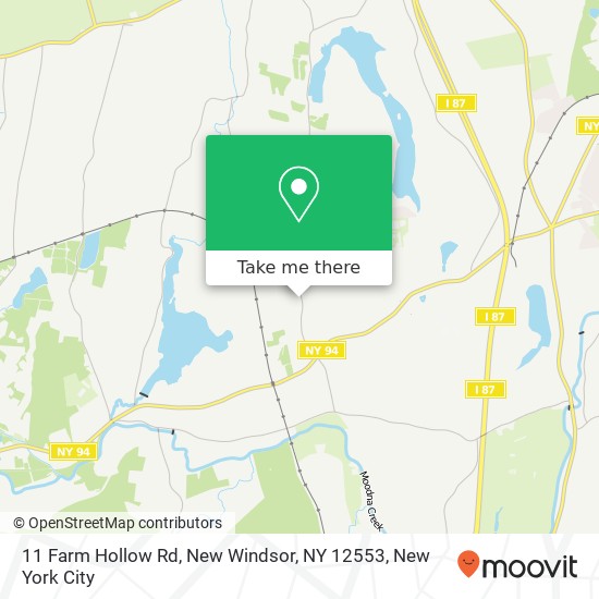 11 Farm Hollow Rd, New Windsor, NY 12553 map