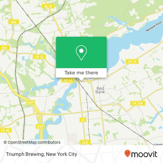 Mapa de Triumph Brewing