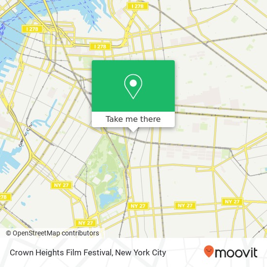 Crown Heights Film Festival map