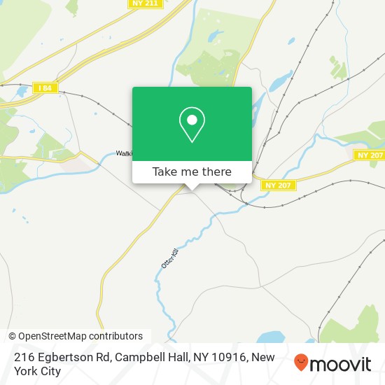 216 Egbertson Rd, Campbell Hall, NY 10916 map