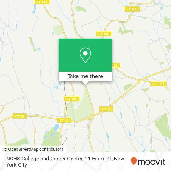 Mapa de NCHS College and Career Center, 11 Farm Rd